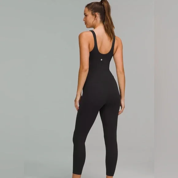 🍋HP!!🍋 Lululemon Align Bodysuit 25” / Black / Size 2 / NEW WITHOUT TAGS! - Picture 2 of 13